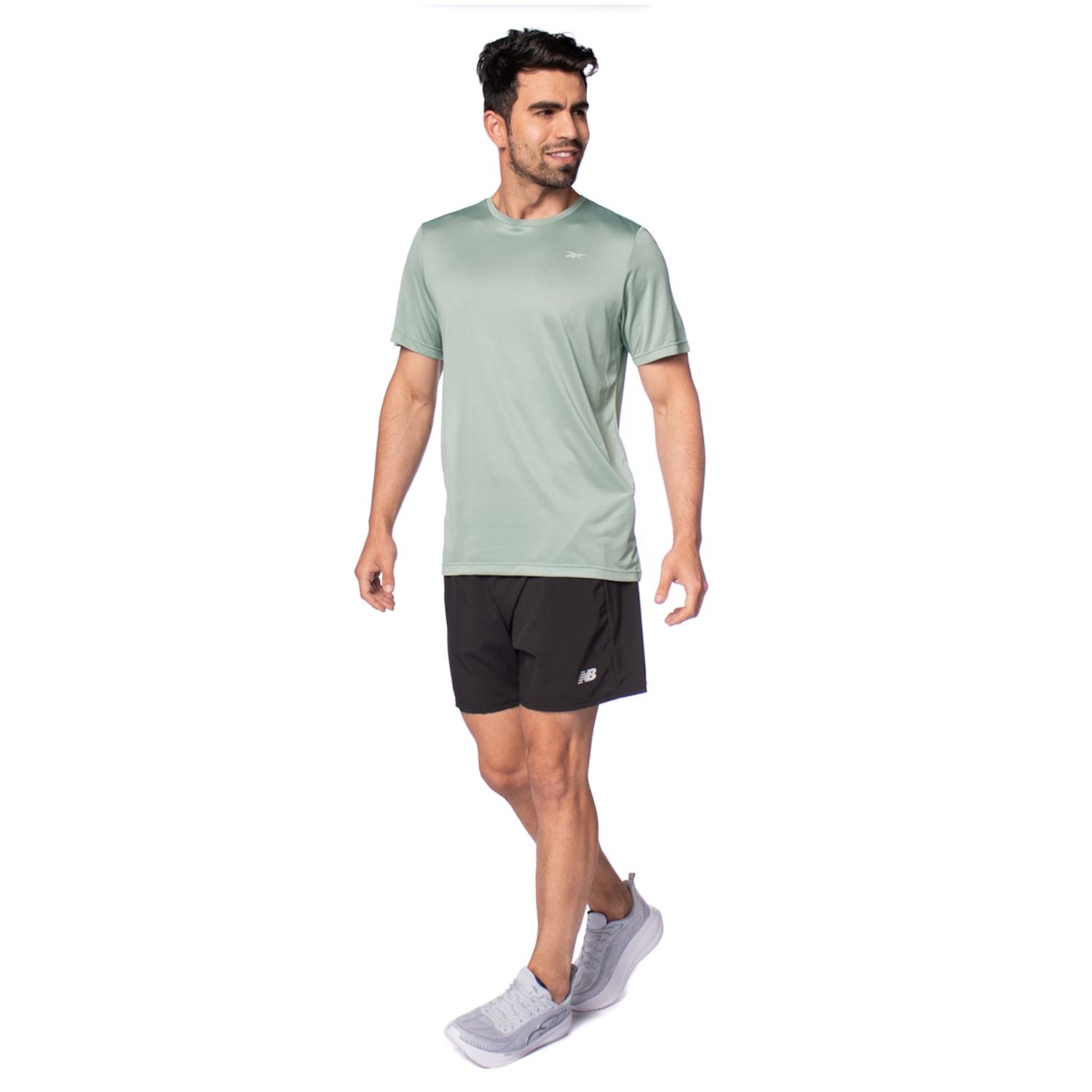 Camiseta Masculina Reebok Basic Rn Rbk Dry Ultraleve - Foto 4