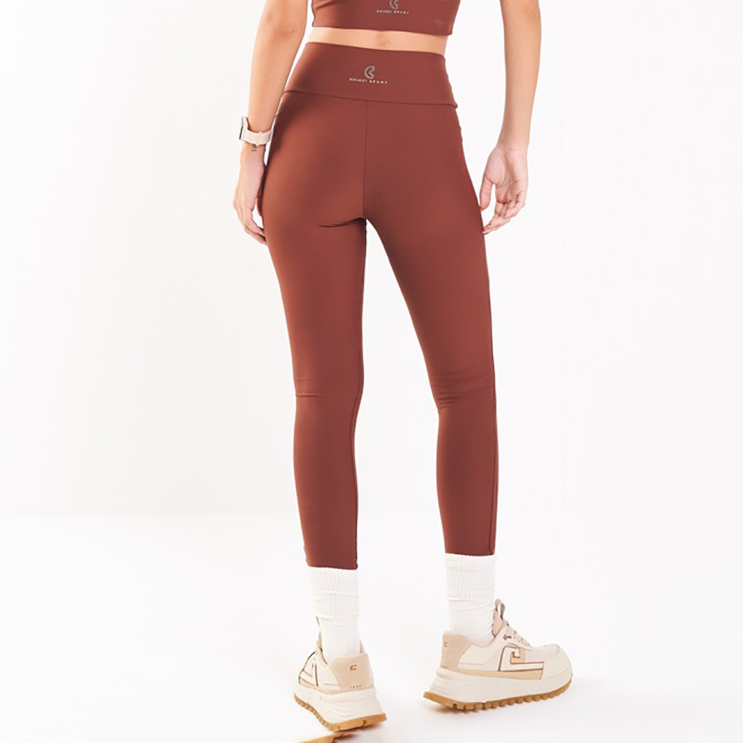 Calça Legging Colcci Maxxi Perfect Fit Marrom Feminina - Foto 2