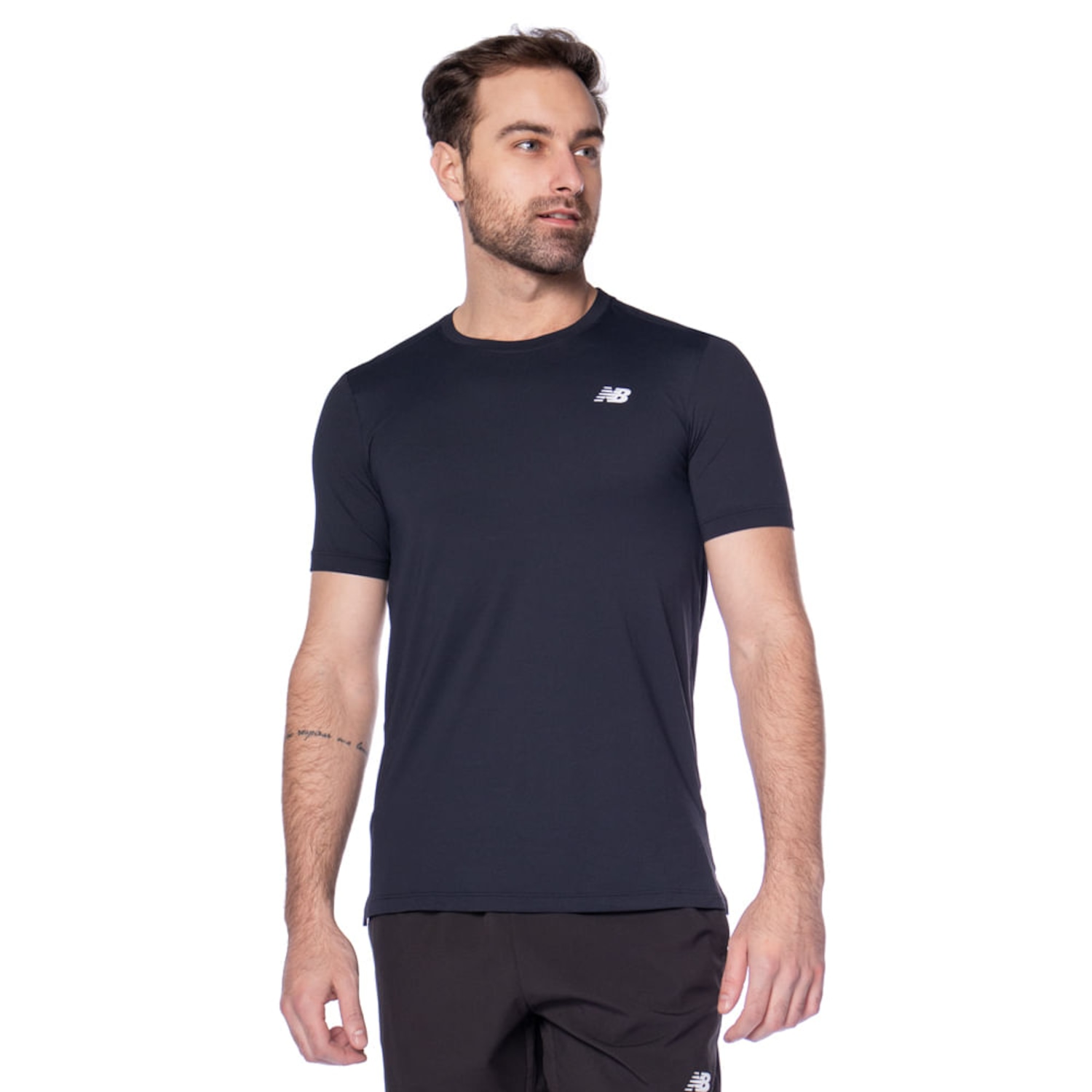 Camiseta Masculina New Balance Essential Esportiva - Foto 1