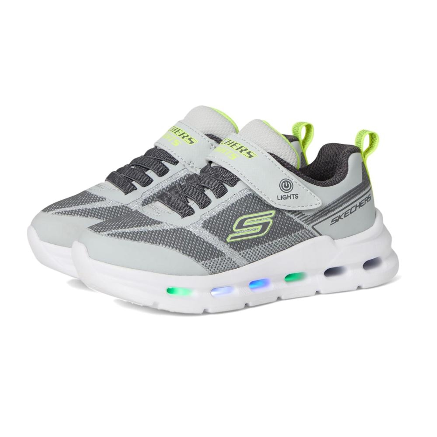 Tênis Infantil Casual Skechers Glide-Step Lights Led - Foto 2