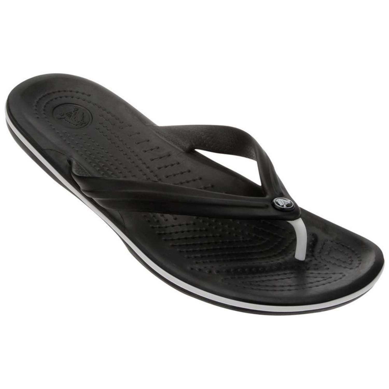 Chinelo Crocs Crocband Flip Masculino Dedo Conforto Casual - Foto 1