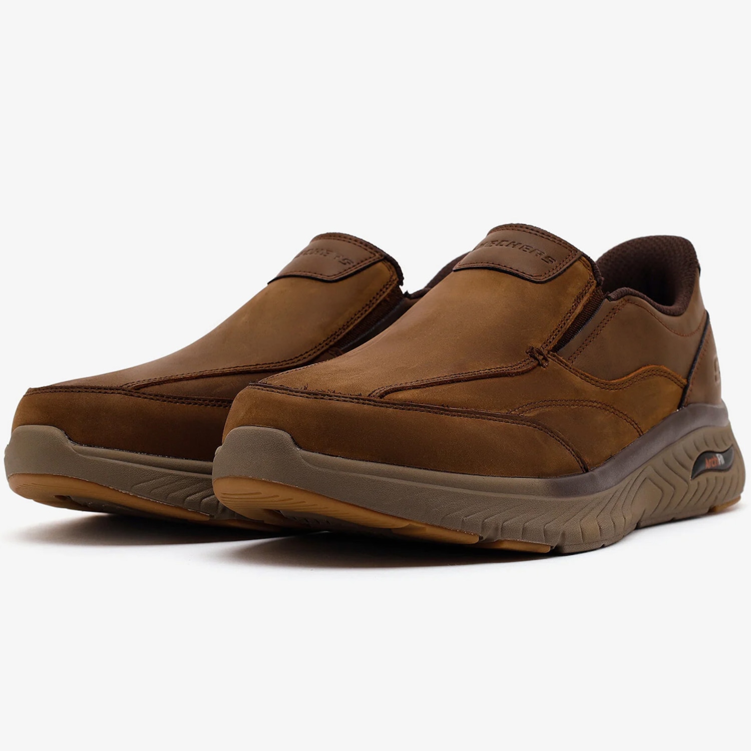 Tênis Skechers Arch Fit Crosser Oak Masculino - Foto 3