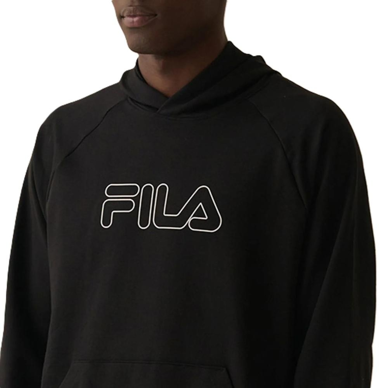 Moletom Masculino Fila Capuz Outline - Foto 3