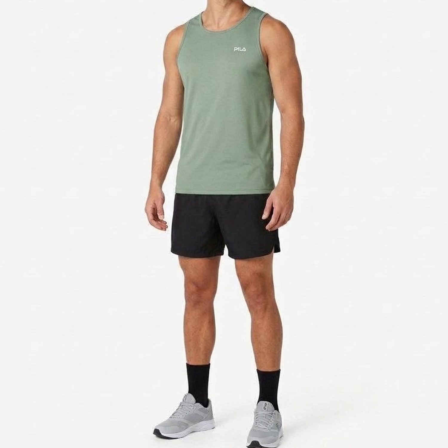 Camiseta Regata Fila Basic Sports II Masculina - Foto 4