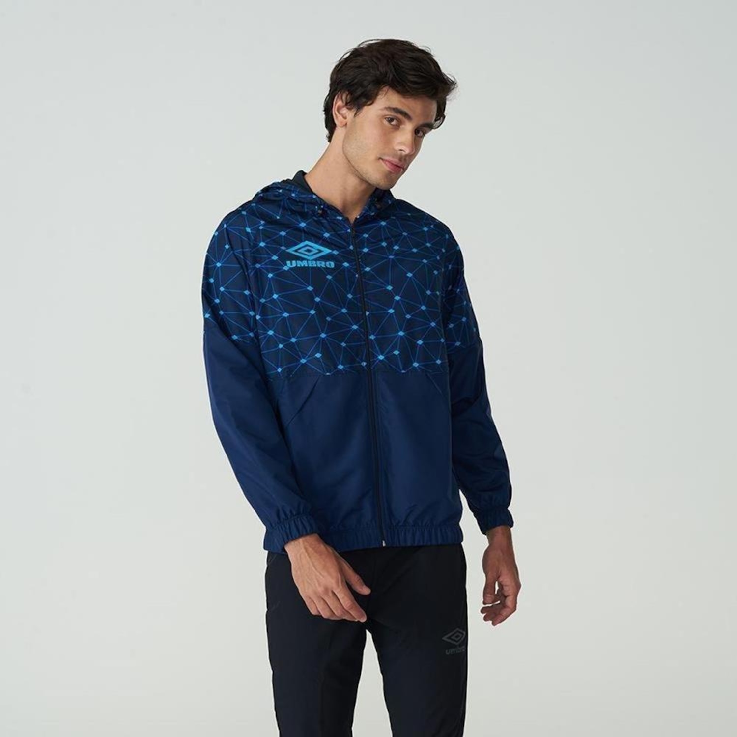 Jaqueta Corta Vento Umbro Windbreak Connection Masculina - Foto 1