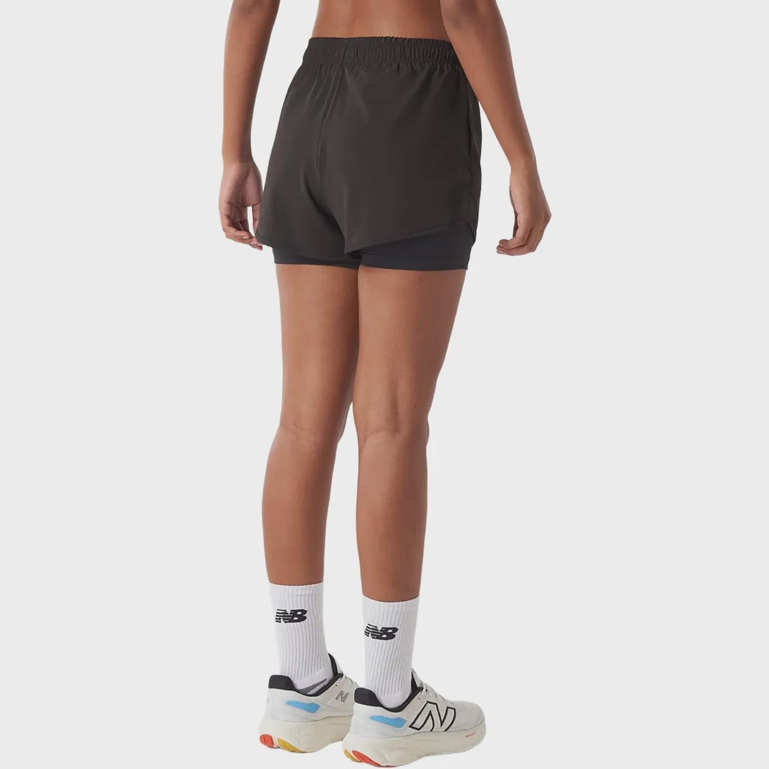 Shorts New Balance Sport Essentials 2 Em 1 Feminino - Foto 2