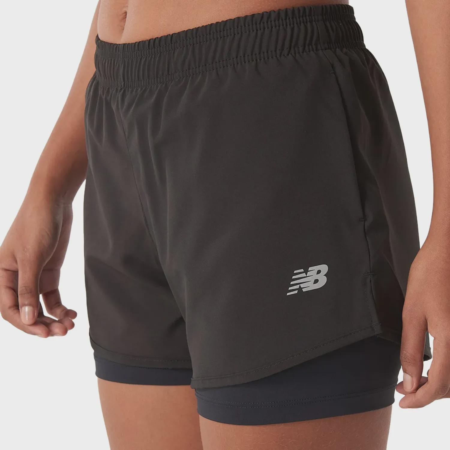 Shorts New Balance Sport Essentials 2 Em 1 Feminino - Foto 3