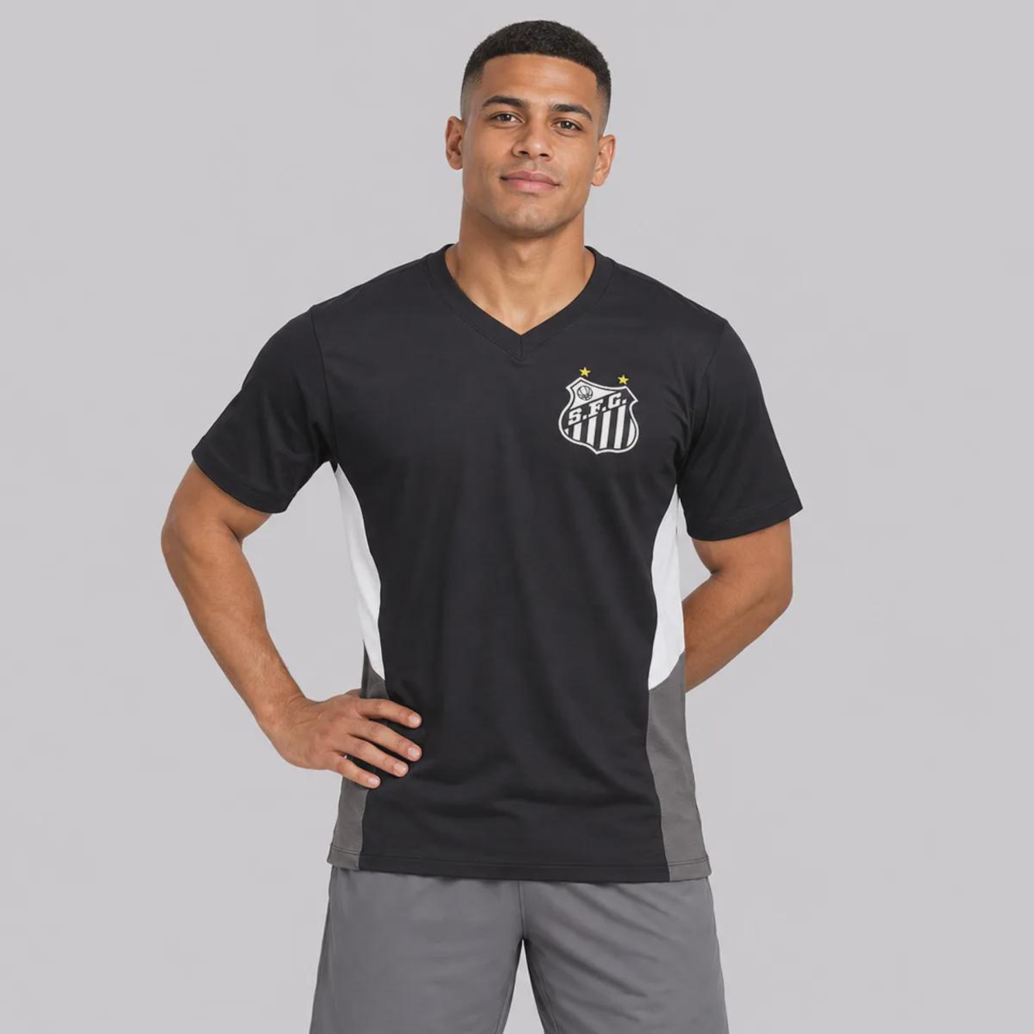 Camisa do Santos Classic Masculina - Foto 1