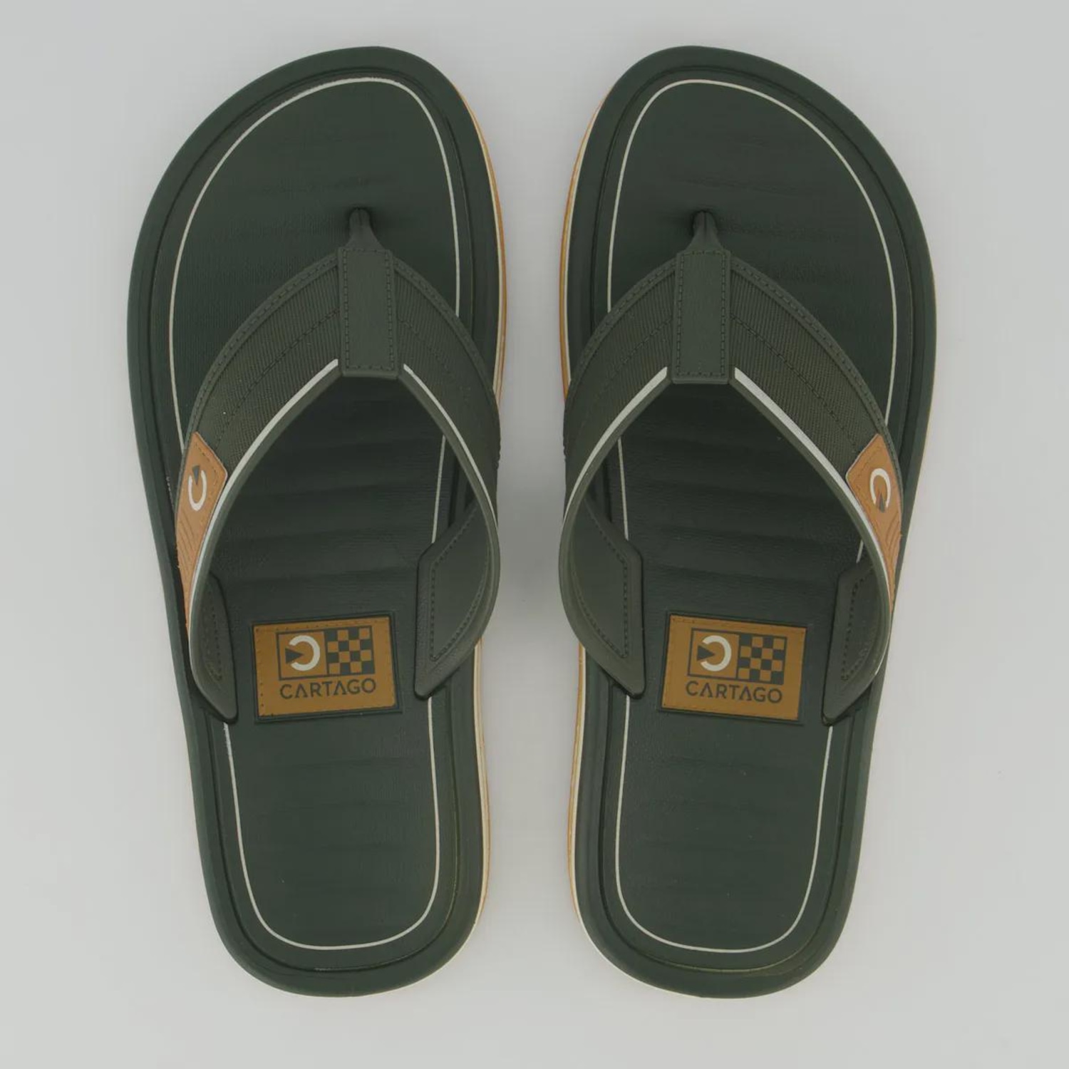 Chinelo Cartago Paris III Masculina - Foto 1