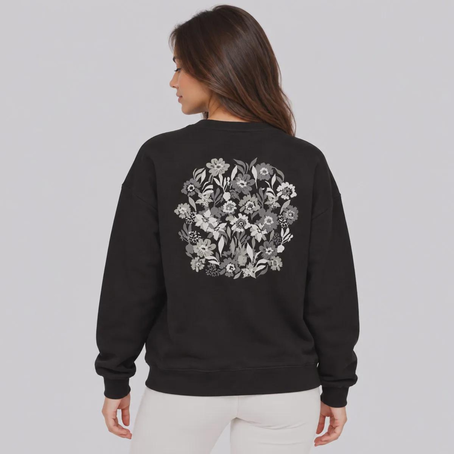 Blusão de Moletom Puma Ess Nature 2.0 Crew FL Feminino - Foto 4