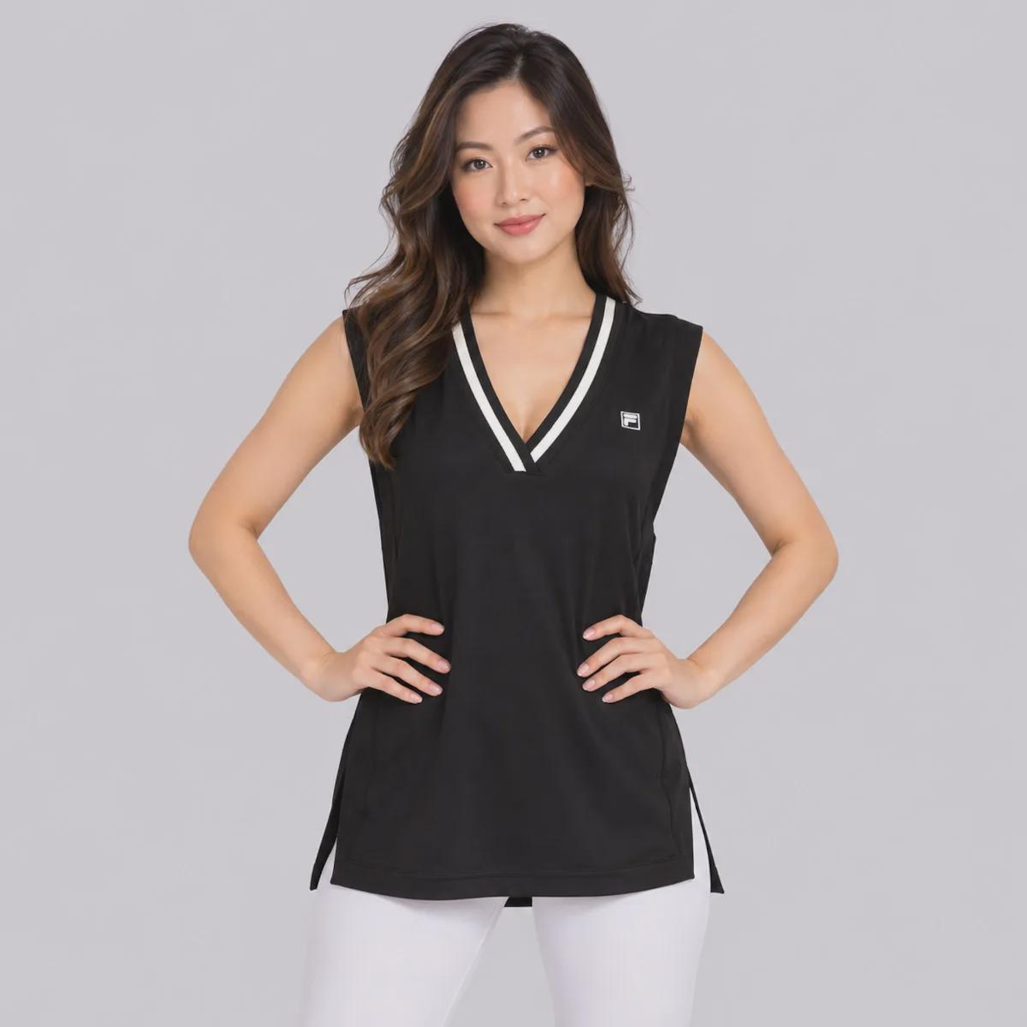 Colete Fila V-Neck Foamtouch Feminino - Foto 1