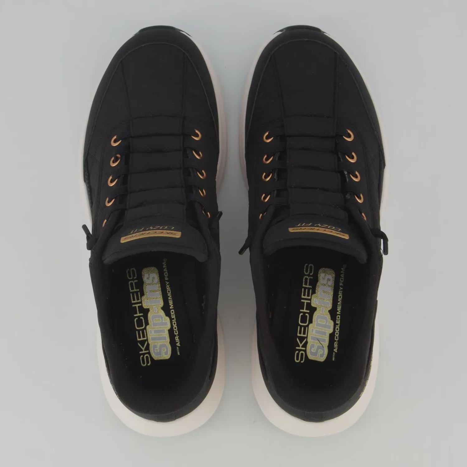 Tênis Skechers Contour Foam Feminino Preto - Foto 3