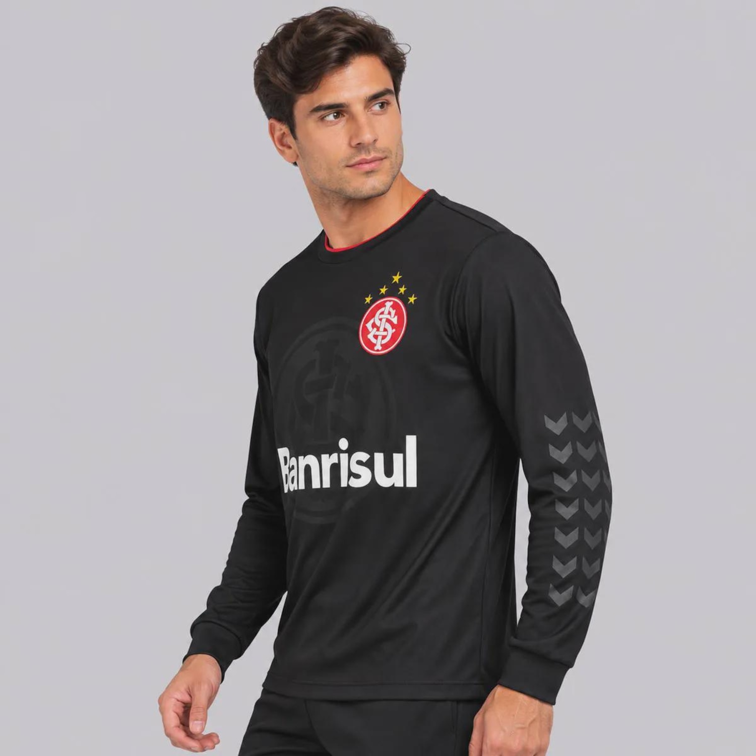 Camisa do Internacional Manga Longa Retrô Goleiro 2007 Masculina - Foto 3