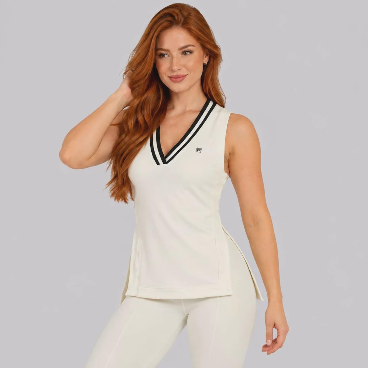 Colete Fila V-Neck Foamtouch Feminino - Foto 3