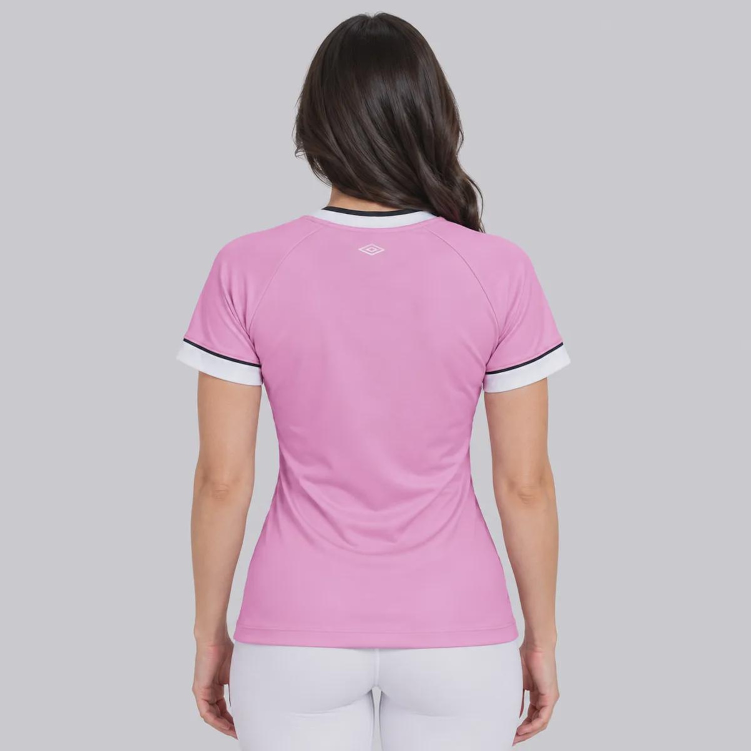 Camisa do Santos Outubro Rosa 26/27 Umbro Feminina - Foto 4