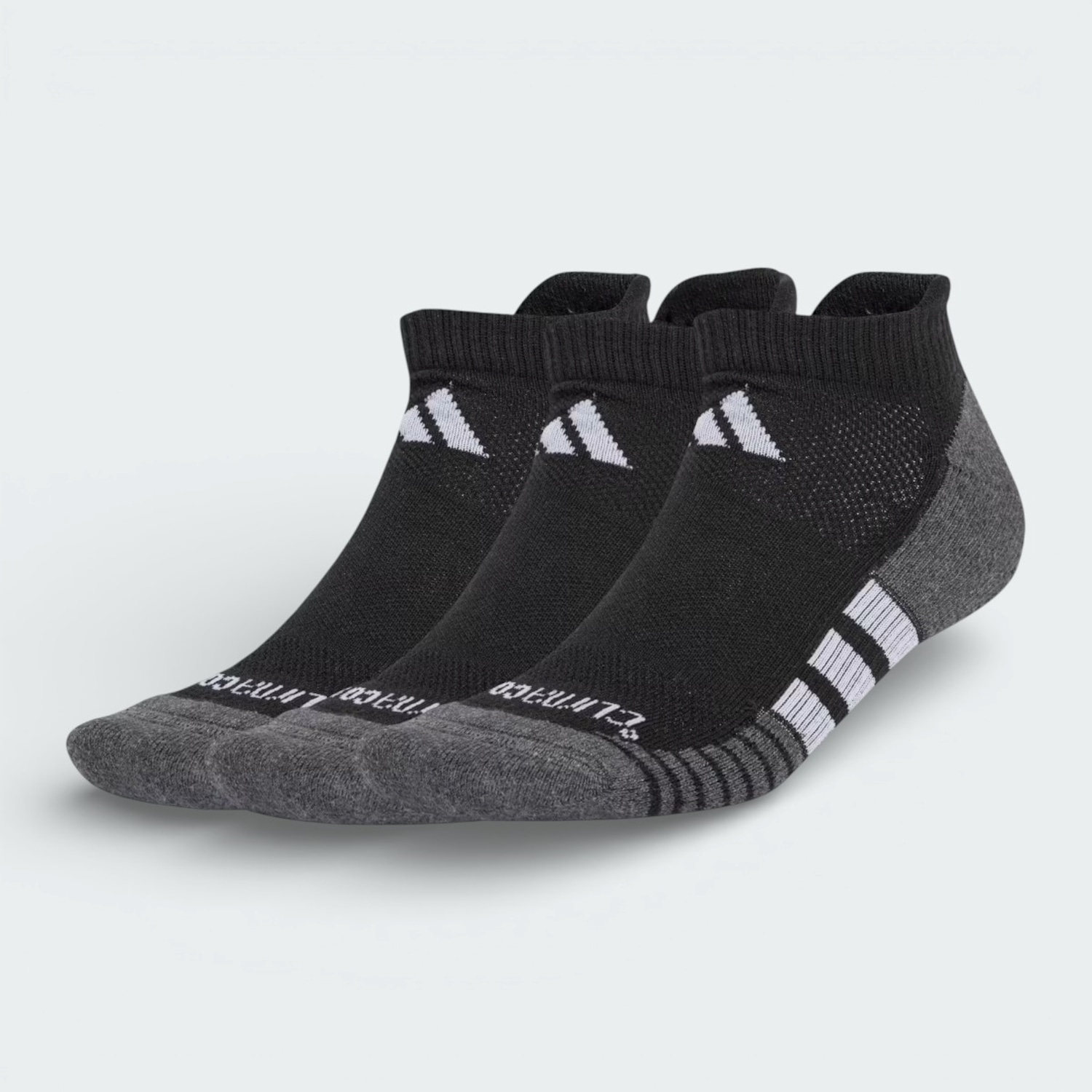 Meia adidas Performance Climacool Soquete 3 Pares - Unissex - Foto 1