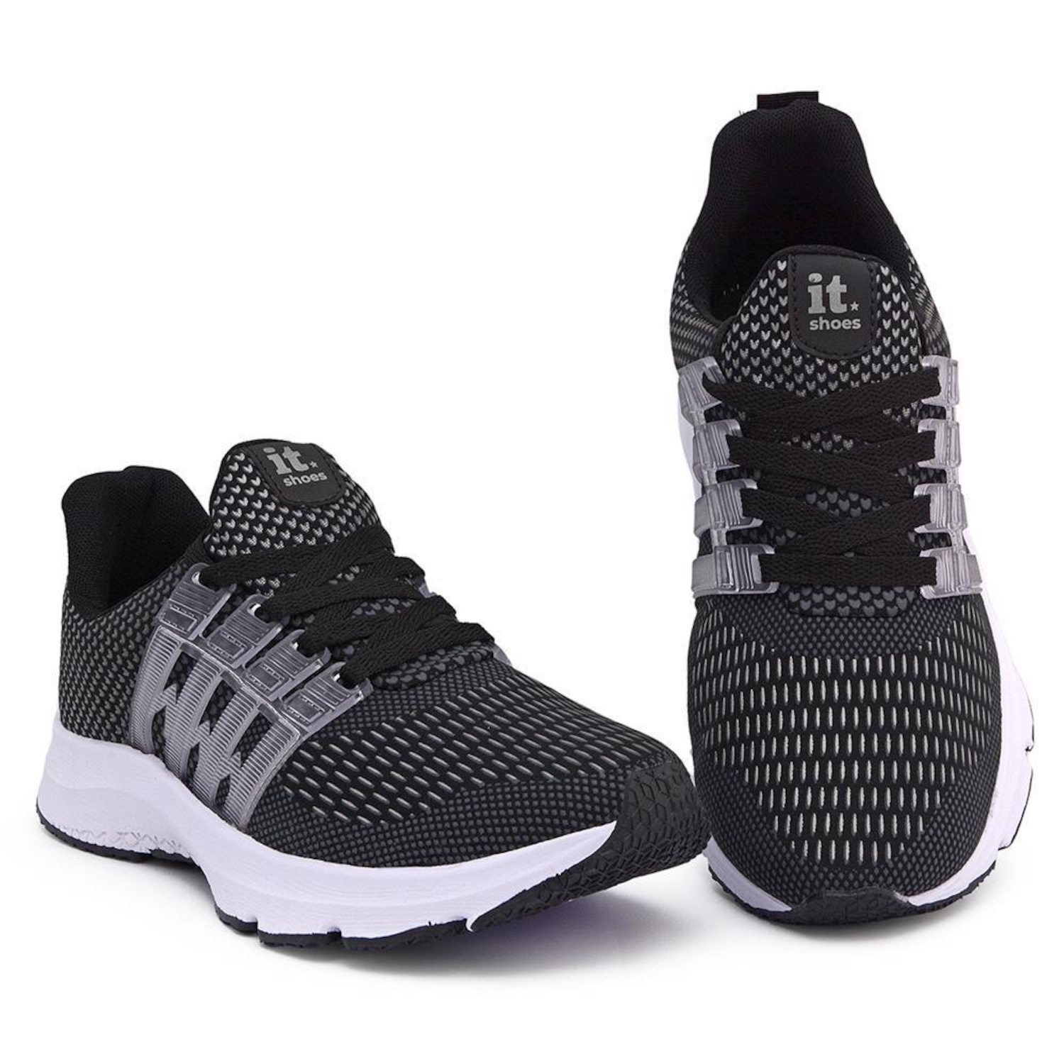 Kit Tênis Masculino It Shoes Academia + Relógio Digital LED + Meia - Foto 3