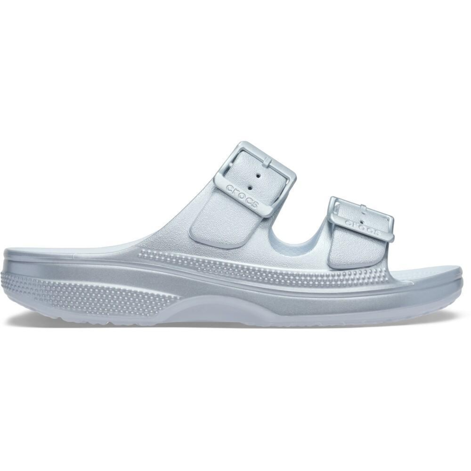 Sandália Crocs Saturday Tinted Metallic Sandal W - Unissex - Foto 1