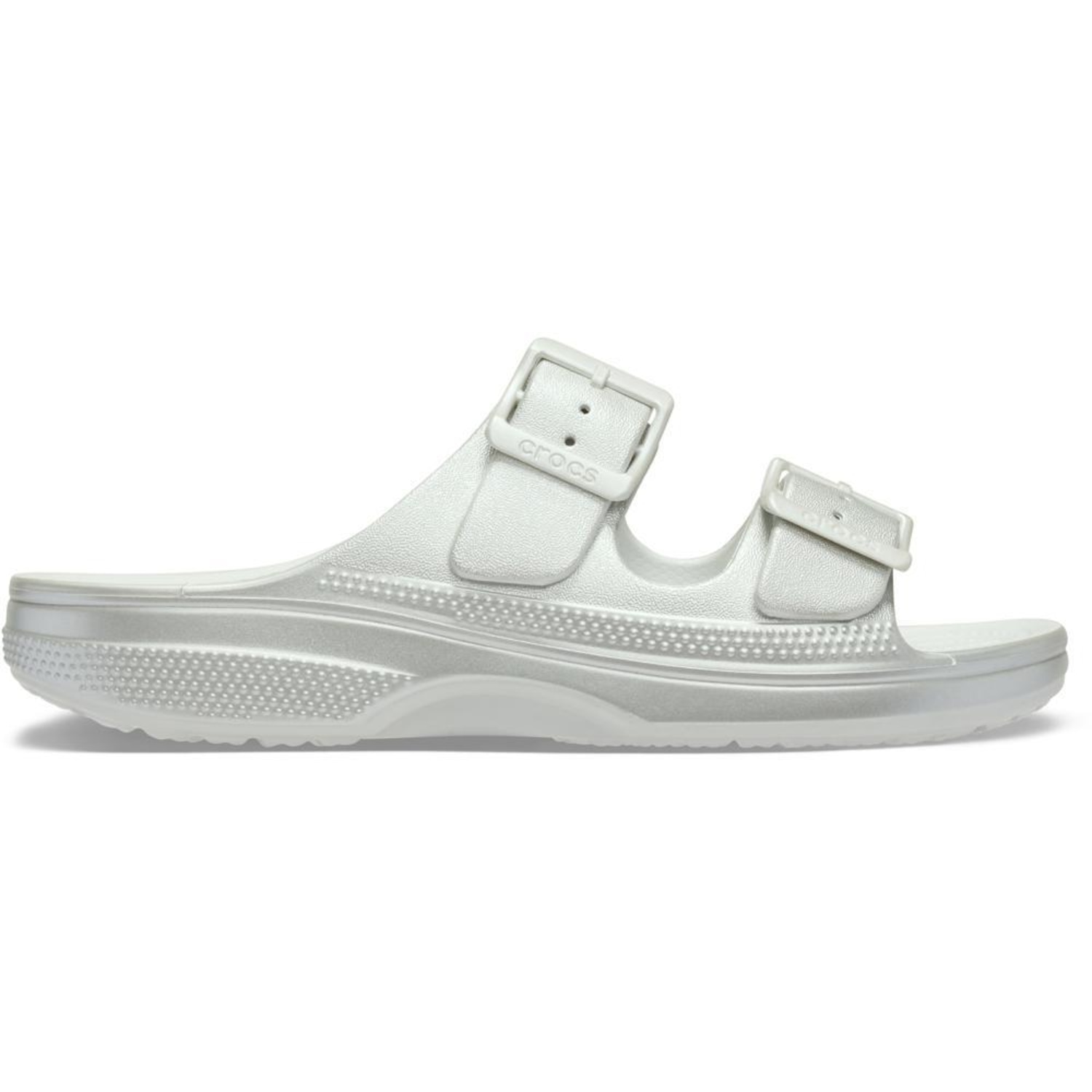 Sandália Crocs Saturday Tinted Metallic Sandal W - Unissex - Foto 1