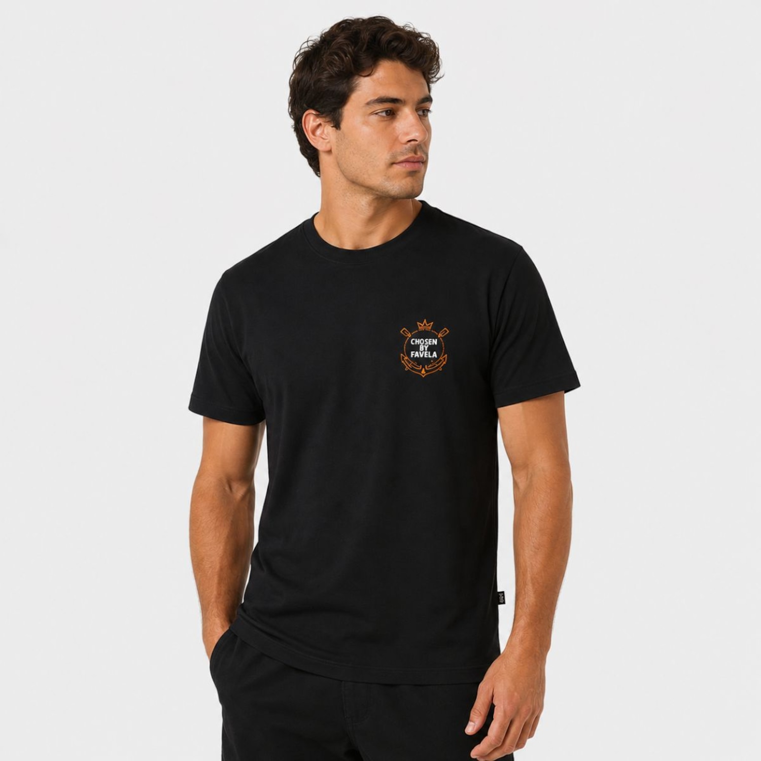 Camiseta do Corinthians Clássica Memphis Surf Center - Masculina - Foto 2