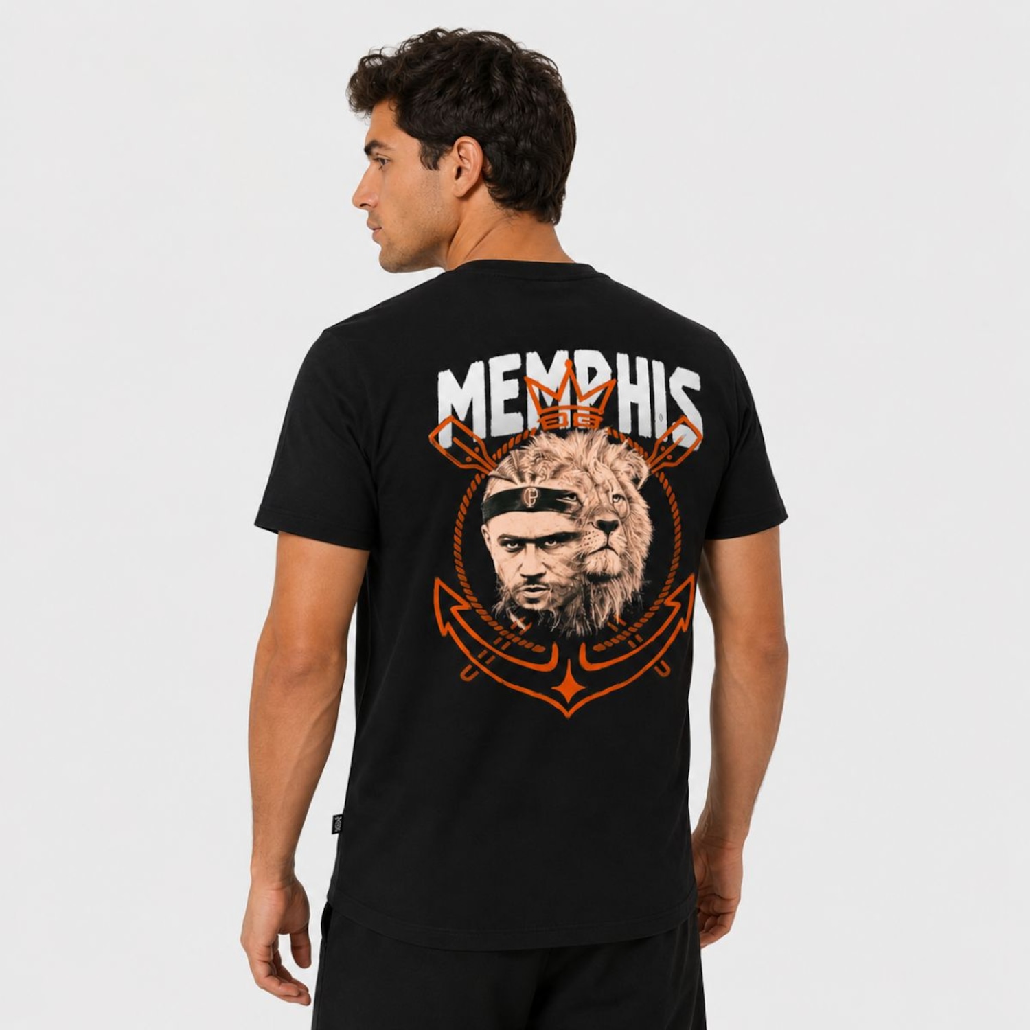 Camiseta do Corinthians Clássica Memphis Surf Center - Masculina - Foto 3