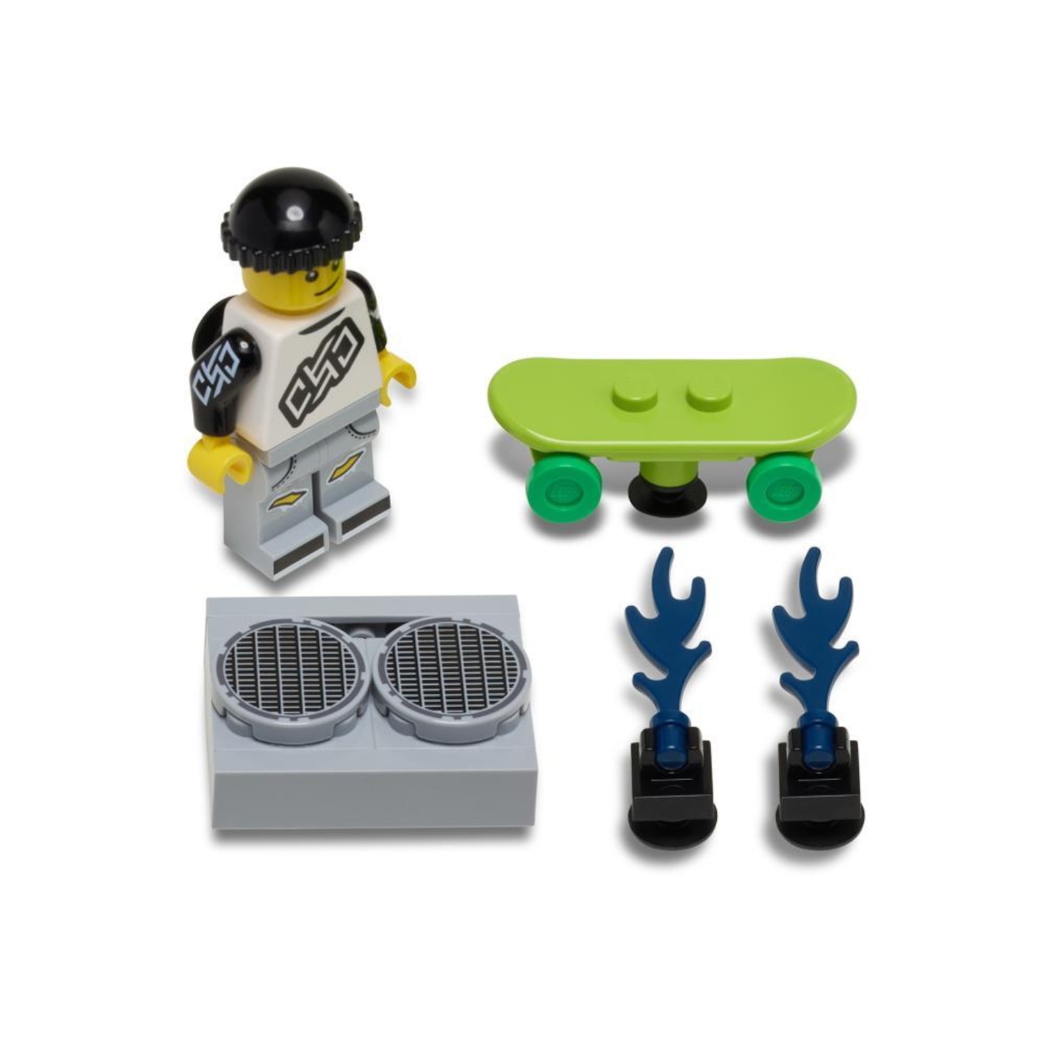 Jibbitz Crocs Lego Skatista Pack com 5 Peças Único - Unissex - Foto 2