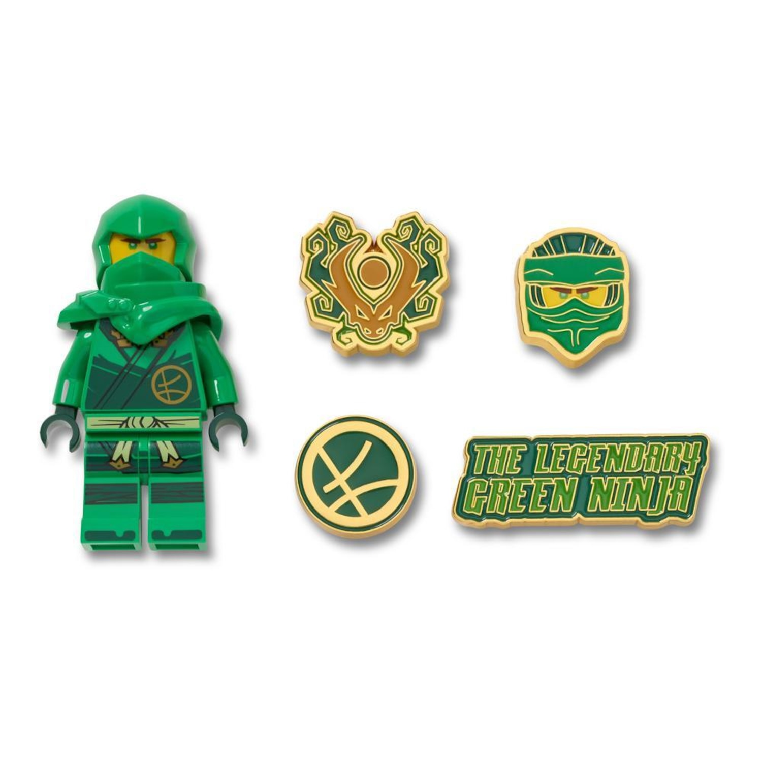 Jibbitz Crocs Lego Ninjago Lloyd Pack com 5 Peças Único - Unissex - Foto 1
