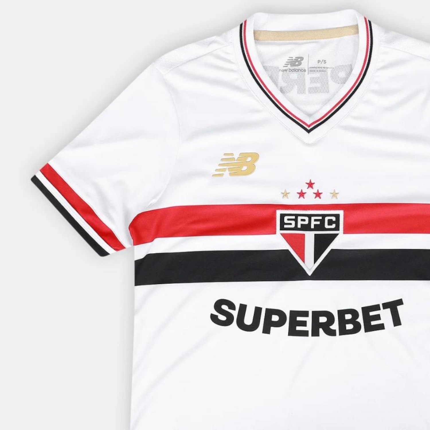 Camisa do São Paulo Home Torcedor New Balance Feminina - Foto 3