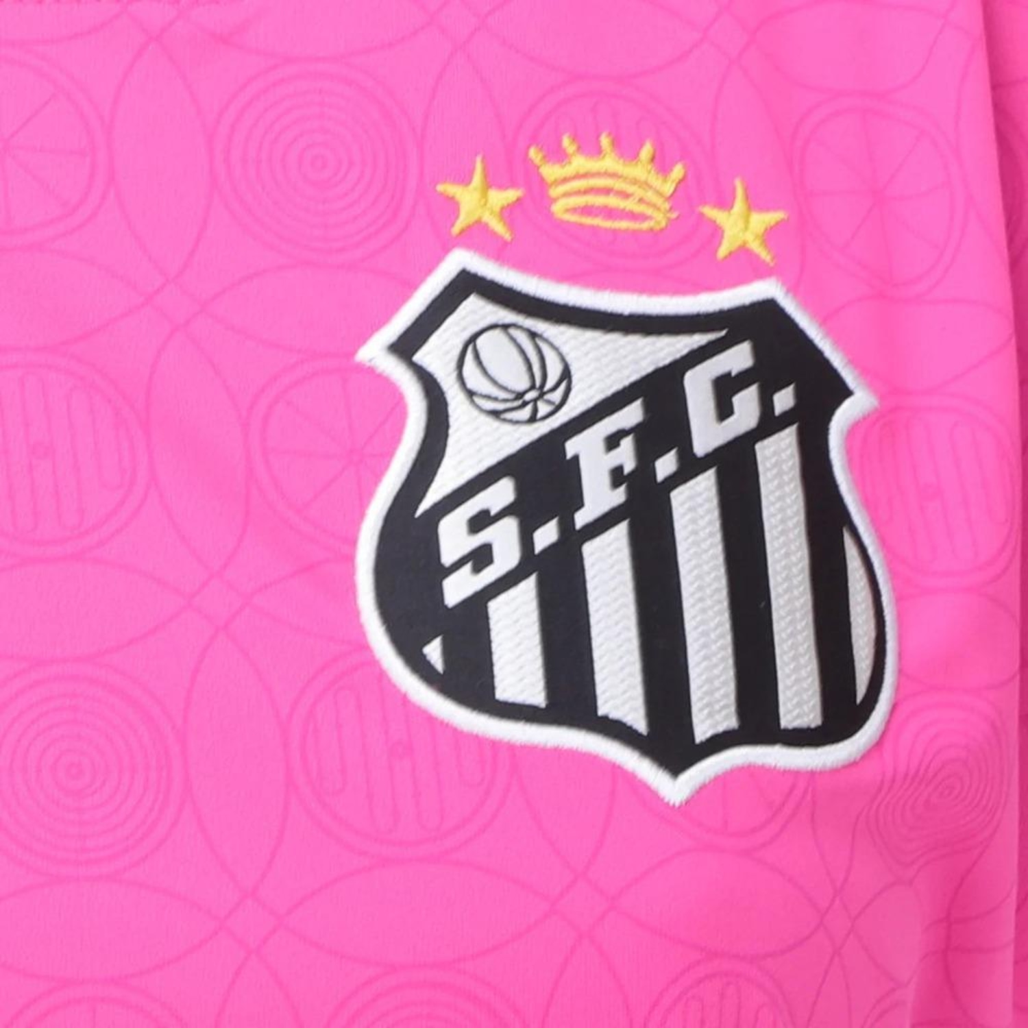Camisa do Santos Outubro Rosa 2023/24 s/nº Umbro Feminina - Foto 3