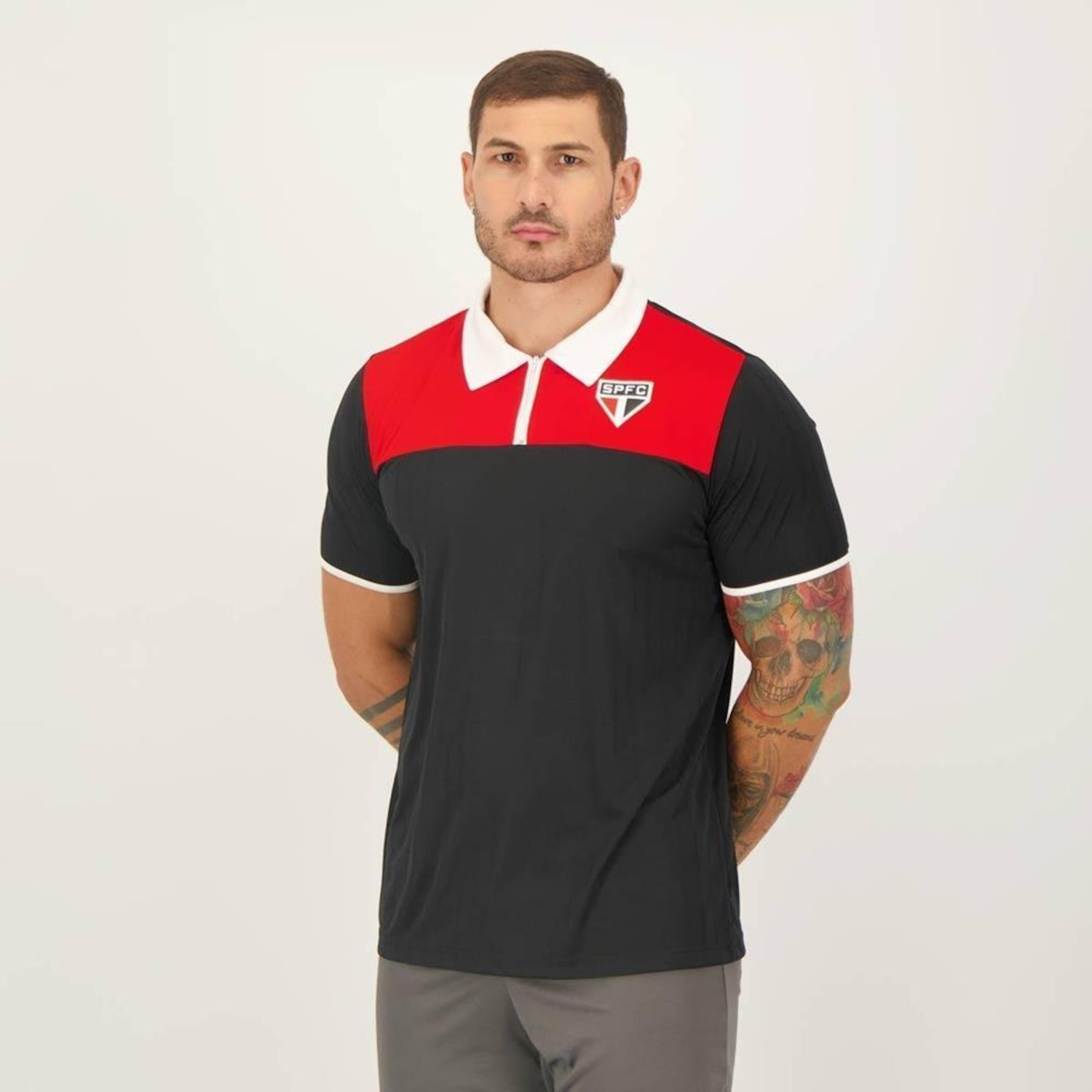 Camiseta do São Paulo Volunteer Braziline Masculina - Foto 4