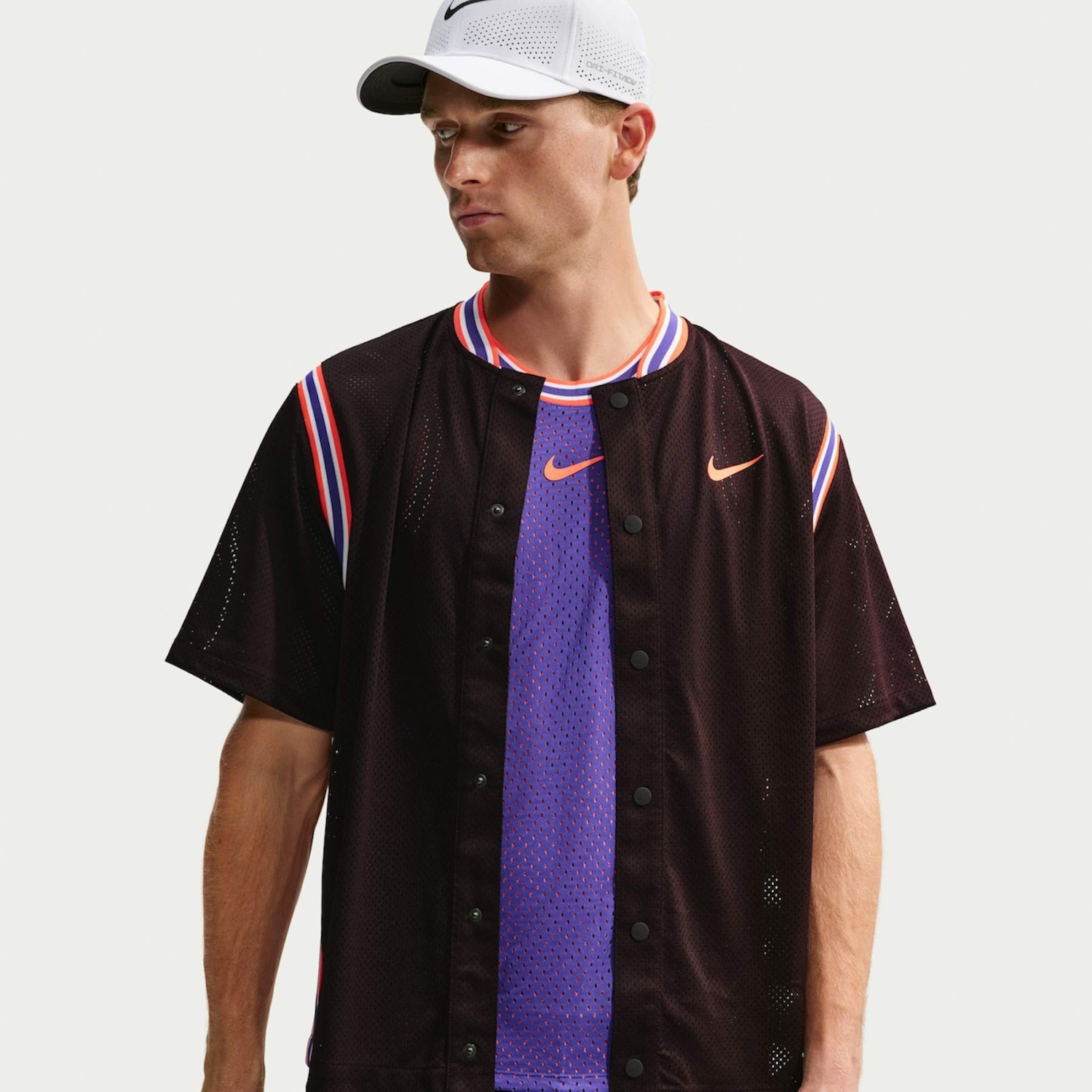 Camisa Dri-FIT Nike Court Slam NY Masculina - Foto 1