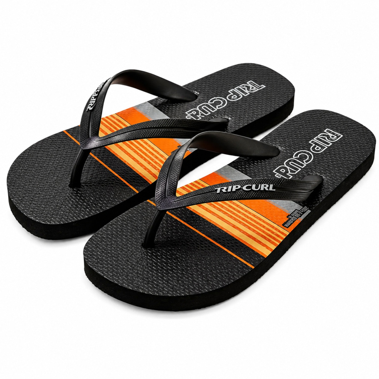 Chinelo Rip Curl Daybreaker Black Orange Masculino - Foto 2