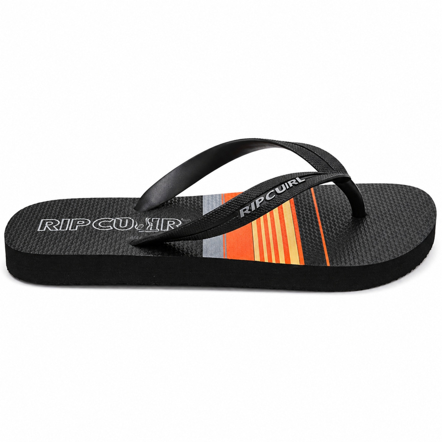 Chinelo Rip Curl Daybreaker Black Orange Masculino - Foto 3