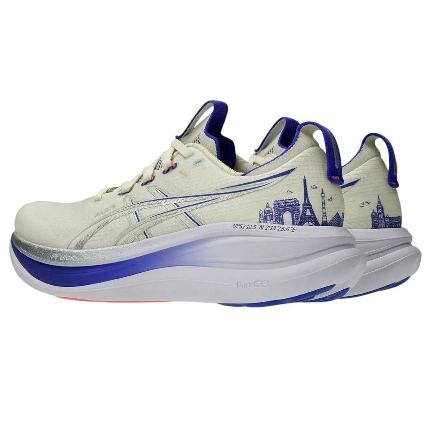 Tênis Masculino Asics Gel Nimbus 28 Paris - Foto 4