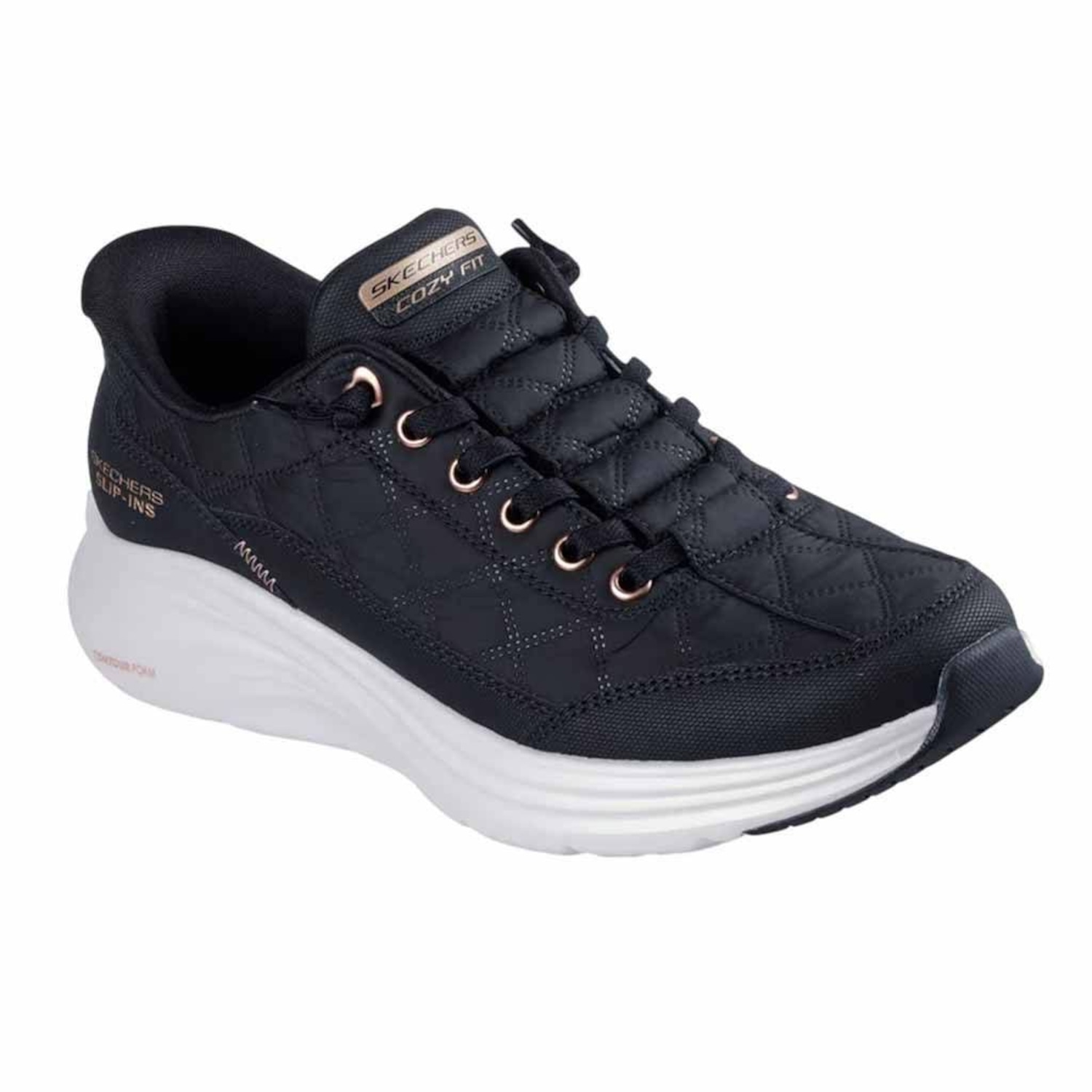Tênis Feminino Skechers Contour Foam Cozy Fit Golden - Foto 4