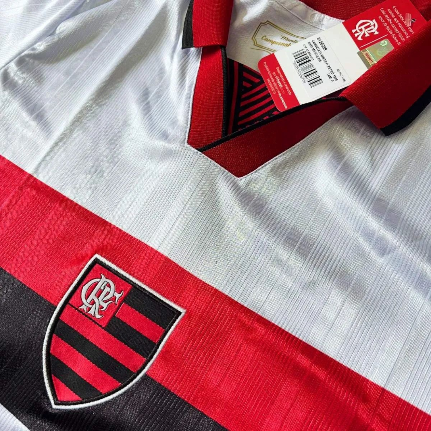 Camisa do Flamengo Retrô 1995 II Betel Masculina - Foto 4
