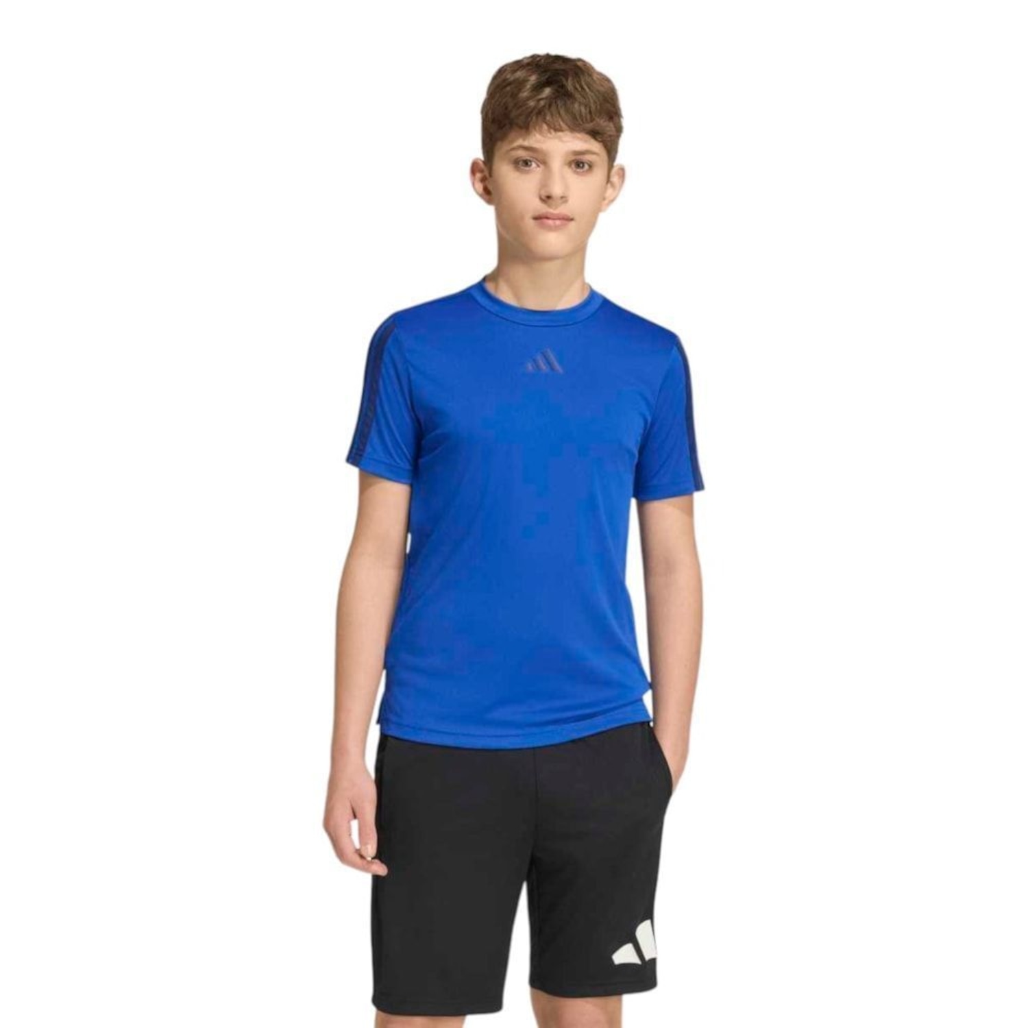 Camiseta adidas Train Essentials Três Listras Infantil - Foto 1