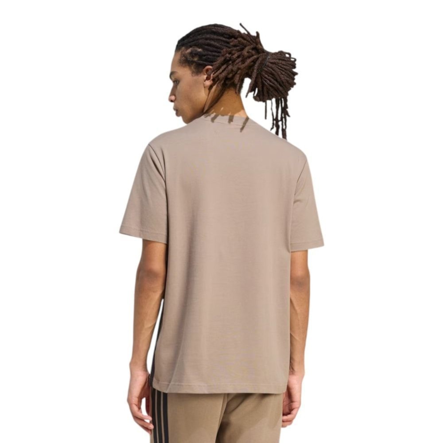 Camiseta adidas D4T Workout 3 Listras Masculina - Foto 2