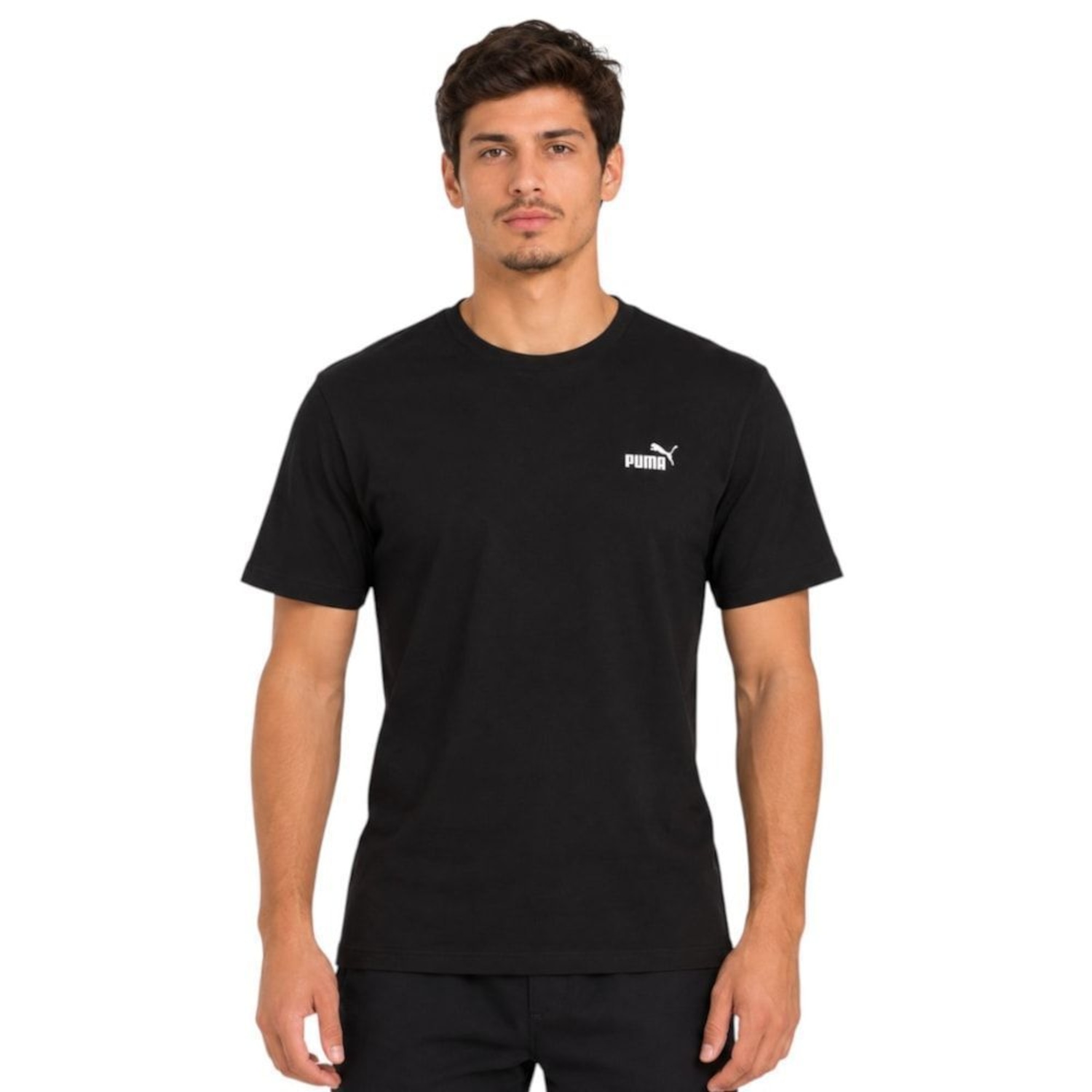 Camiseta Puma Ess 2 Color Small No.1 Logo Masculina - Foto 1