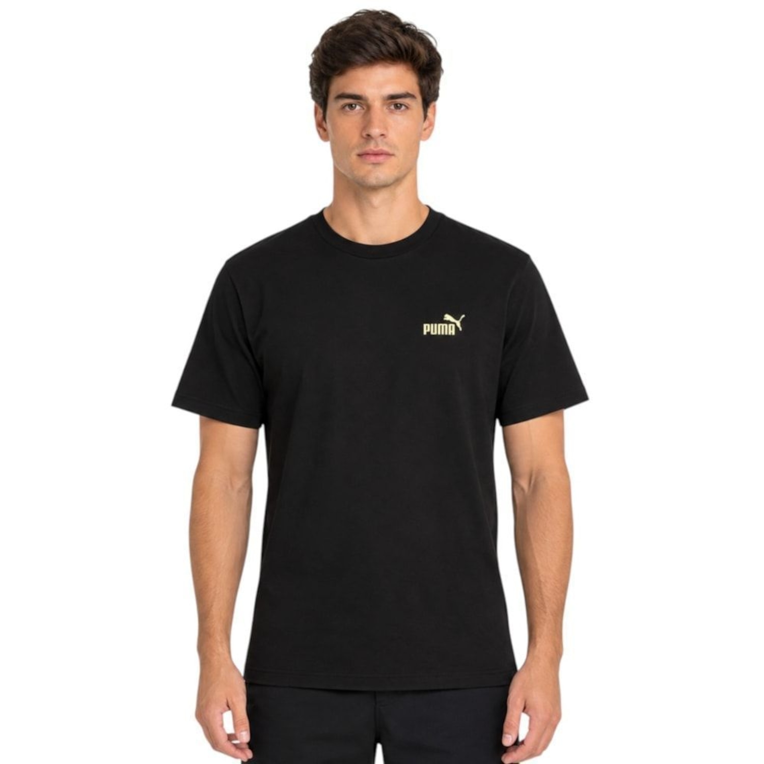 Camiseta Puma Ess 2 Color Small No.1 Logo Masculina - Foto 1