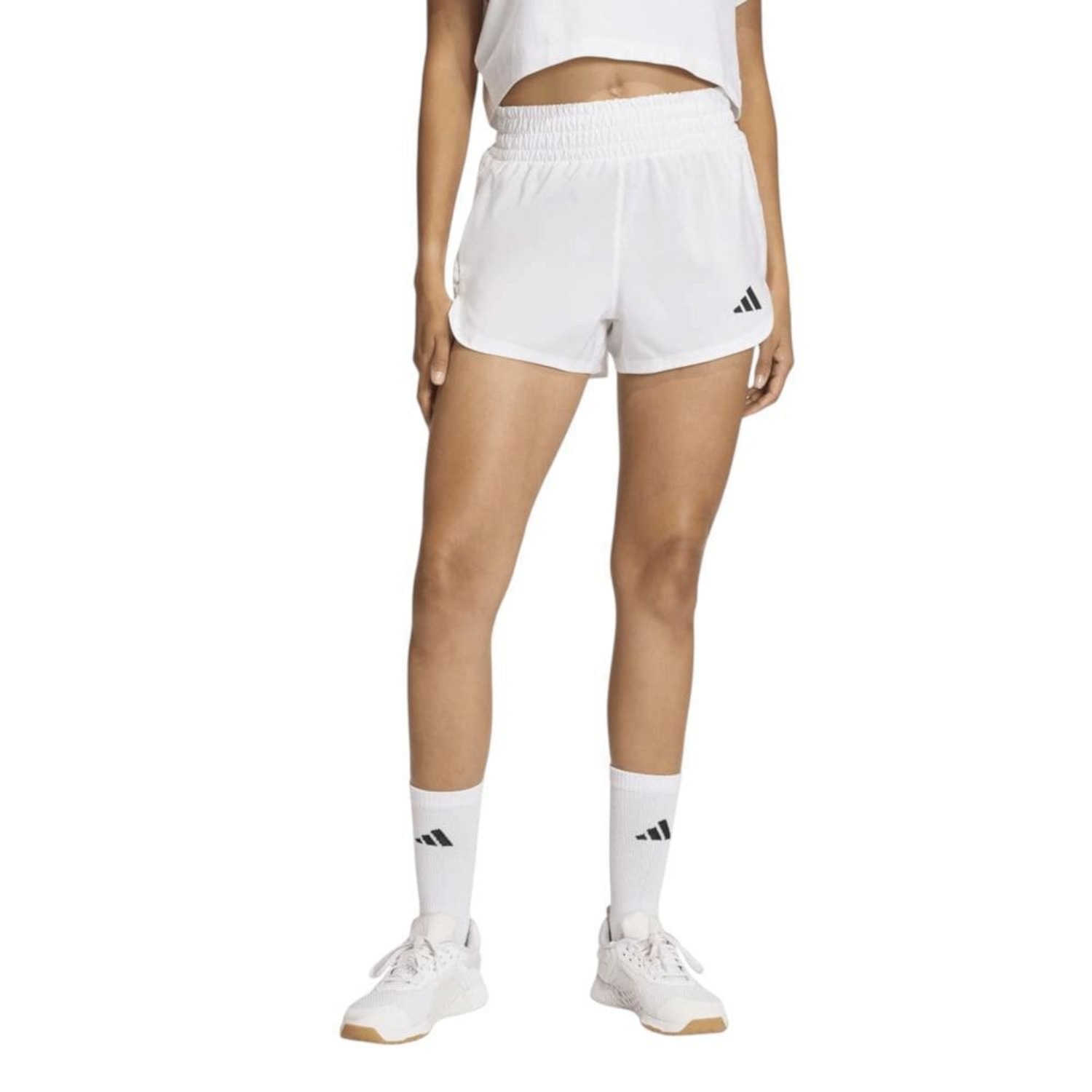 Short Adidas Pacer High Feminino - Foto 1