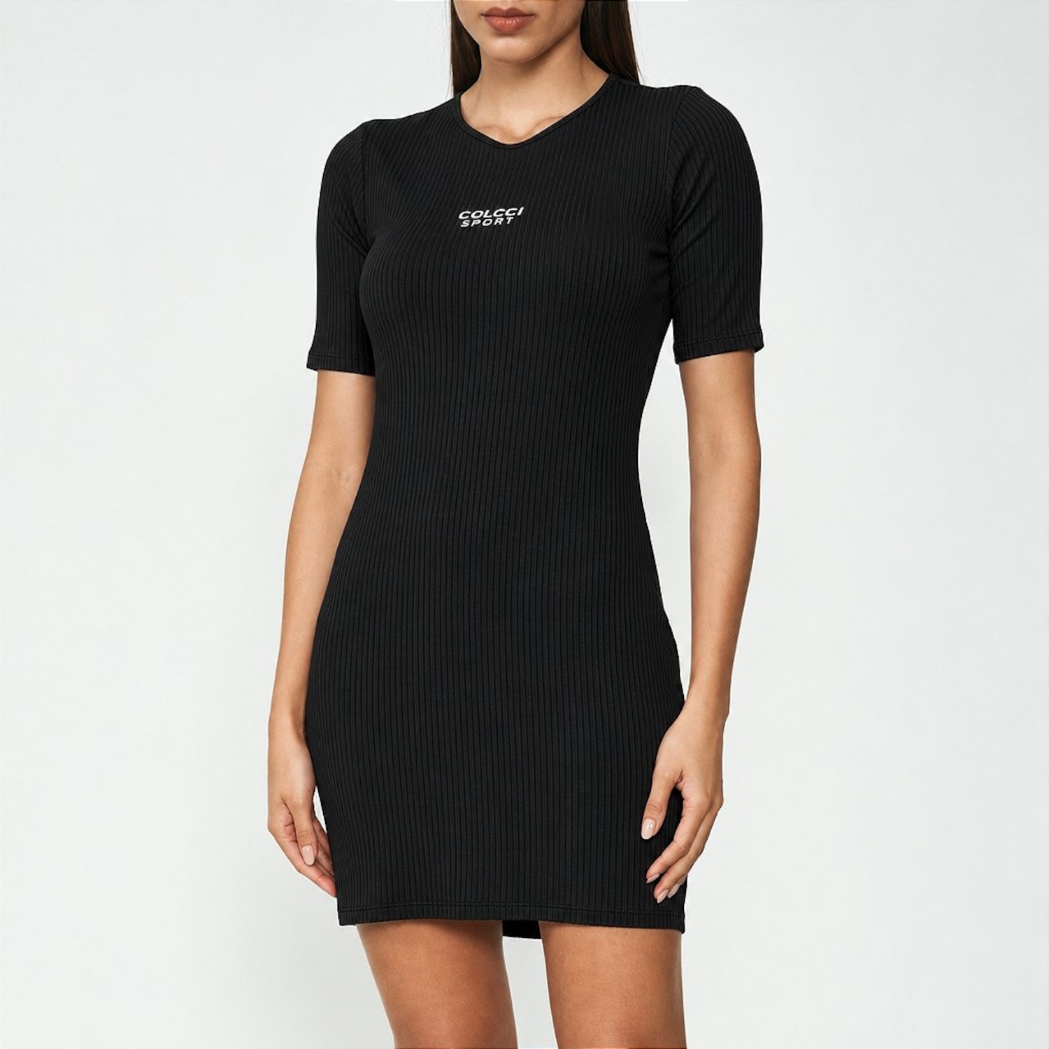 Vestido Colcci Canelado Manhattan Feminino - Foto 1