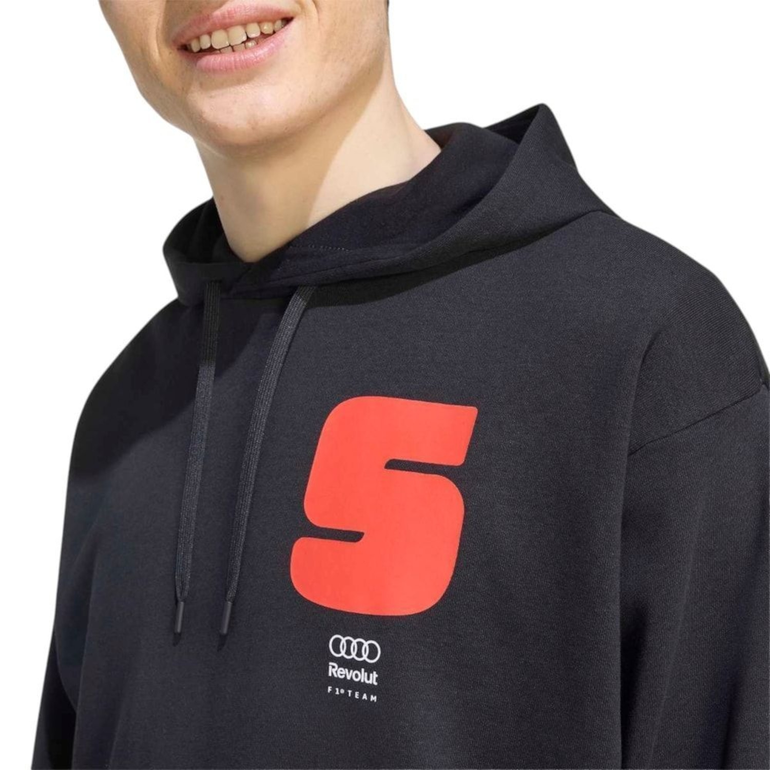 Blusão de Moletom adidas Audi Revolut F1 Team Gabriel Bortoleto Masculino - Foto 3