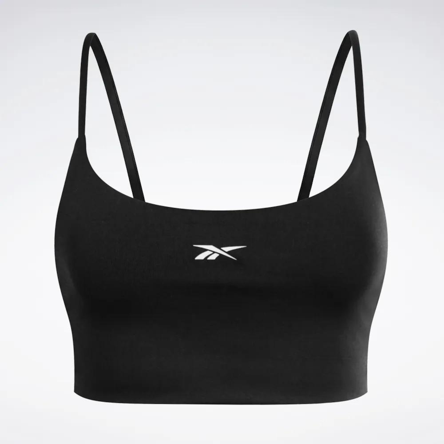 Top Reto Sem Bojo Reebok Logo Alta Compressão Feminino - Foto 1