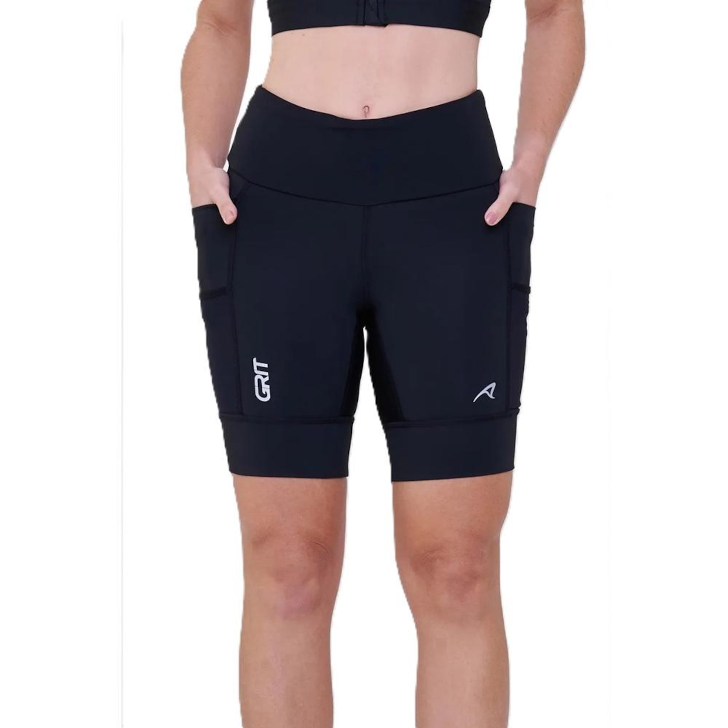 Bermuda Feminina Running Bolso Authen Grit Bossa Cire - Foto 2