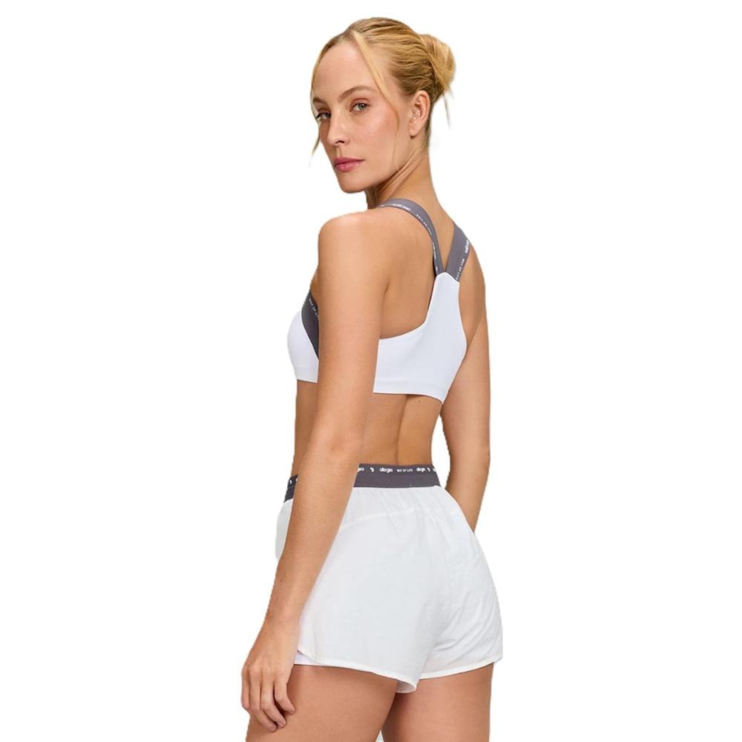 Top Nadador Fitness Alto Giro Bojo Elástico Feminino - Foto 2