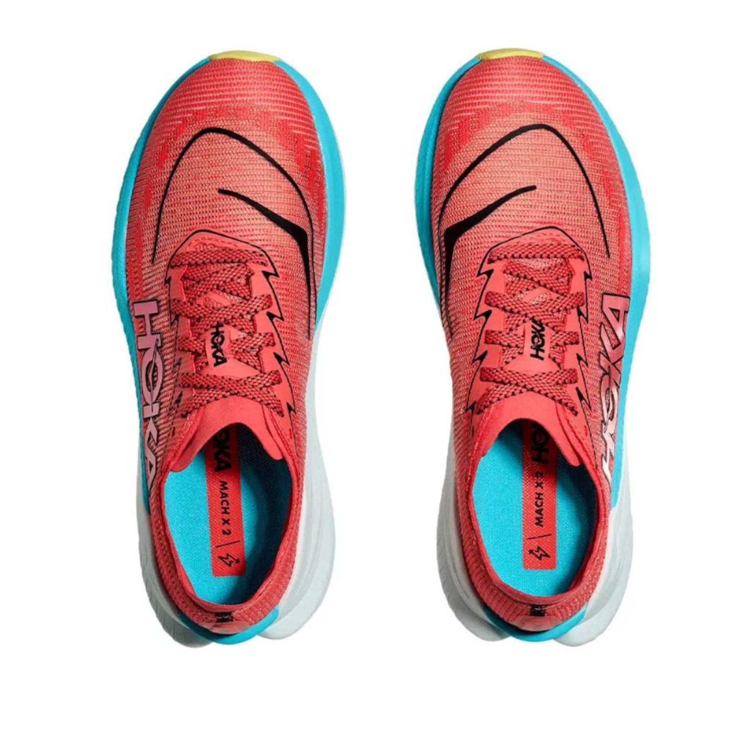 Tenis Masculino Running Hoka Mach X2 - Foto 4