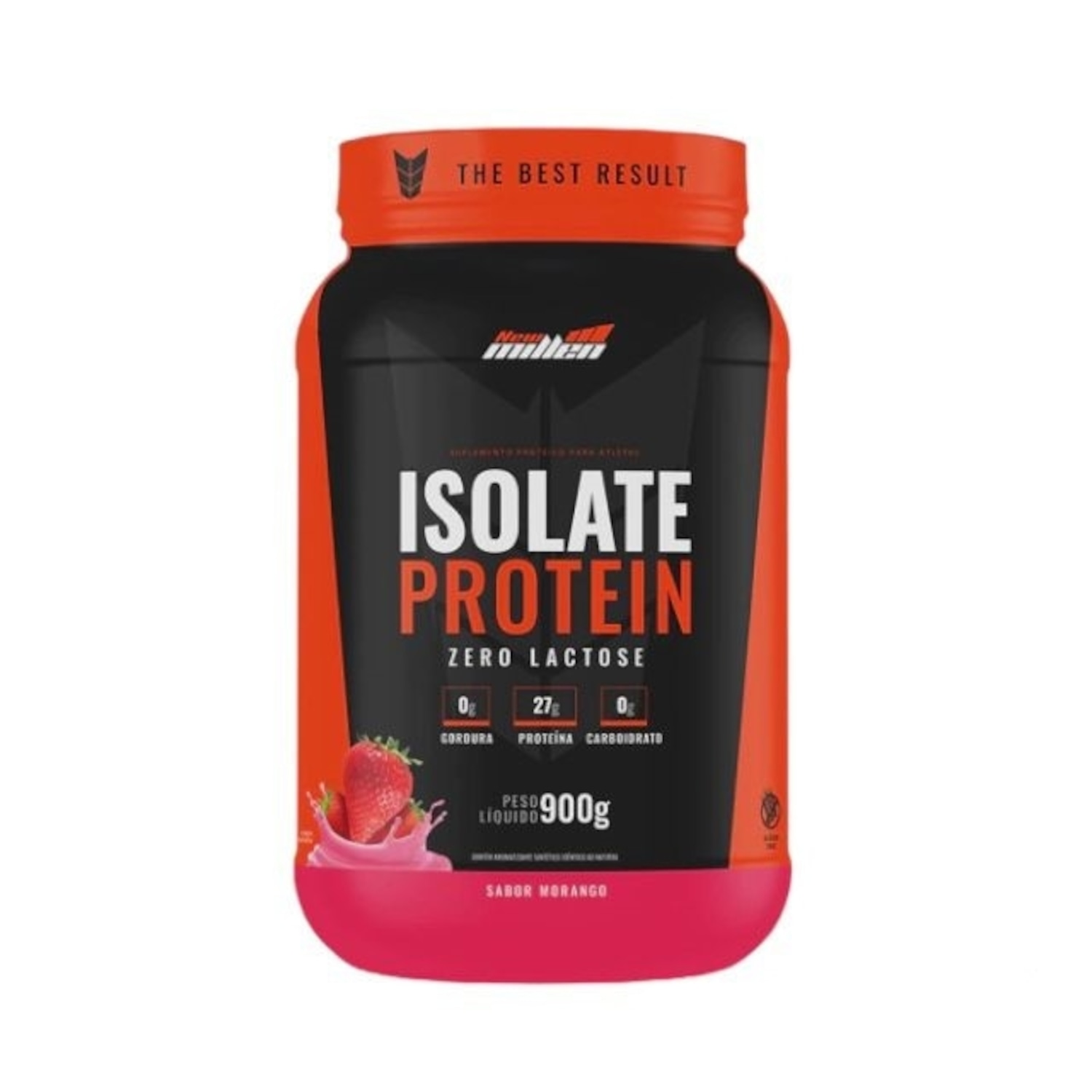 Isolate Protein New Millen Morango - 900g - Foto 1