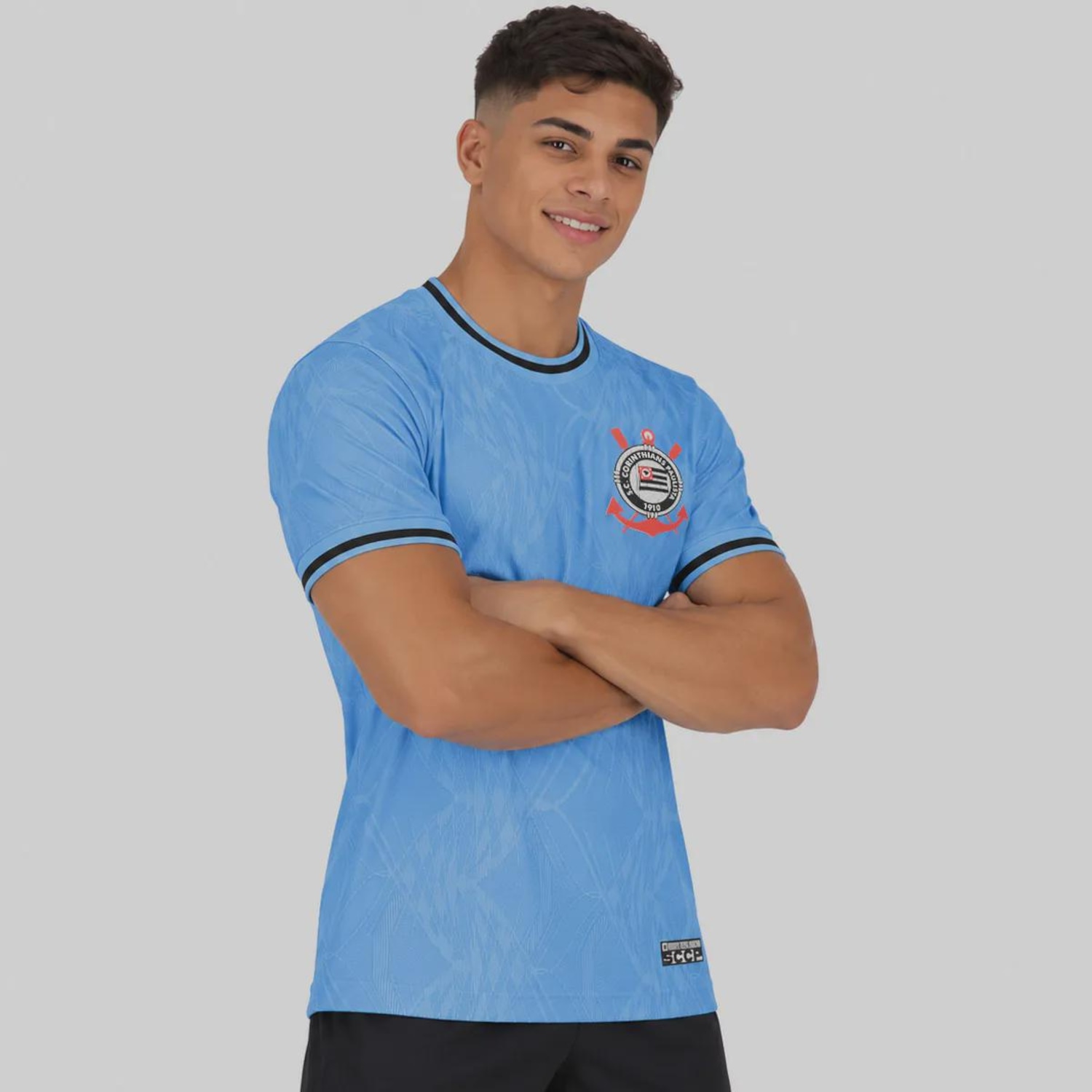 Camisa do Corinthians Third Escudo 1977 Masculina - Foto 3