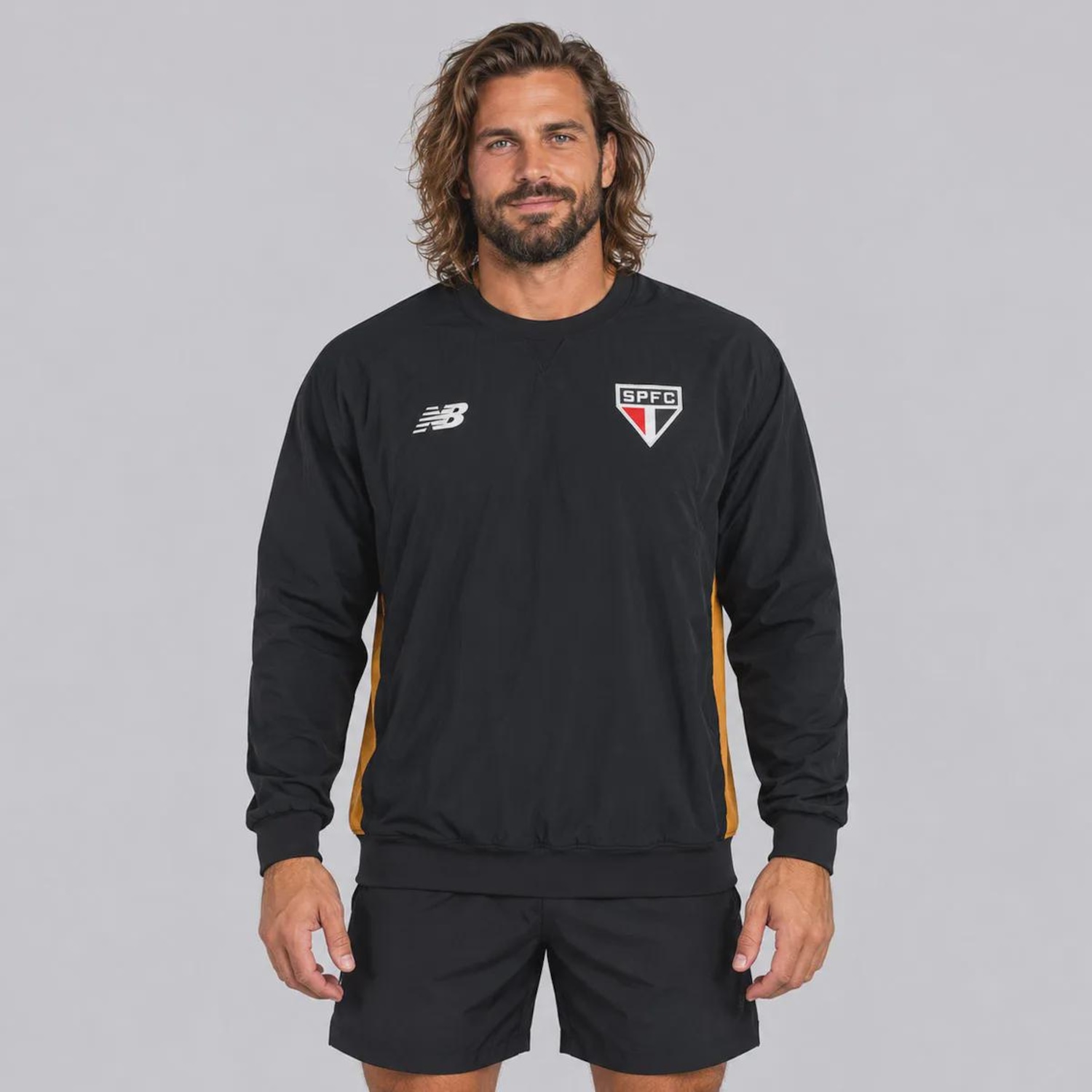 Casaco São Paulo Viagem 26/27 New Balance Masculina - Foto 1